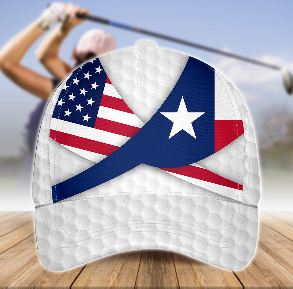 Texas Golfer America Golf Flag Cap CVH030301