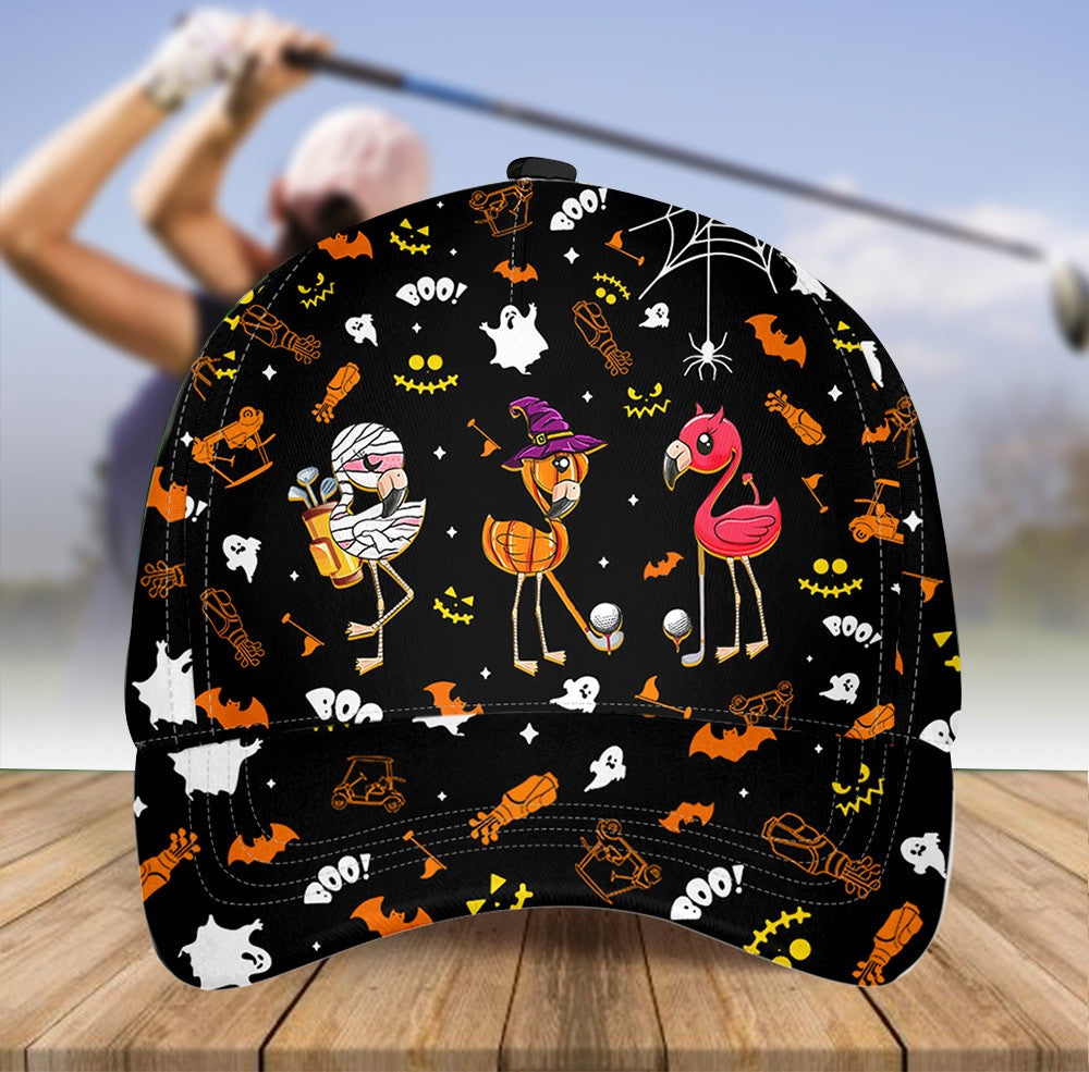 Flamingo Golf Halloween Cap CVH050201