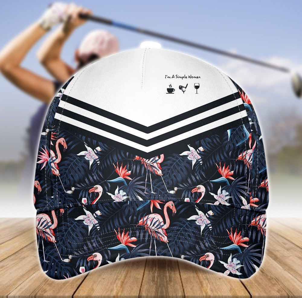 I'm A Simple Women Flamingo Tropical Cap CVH050301