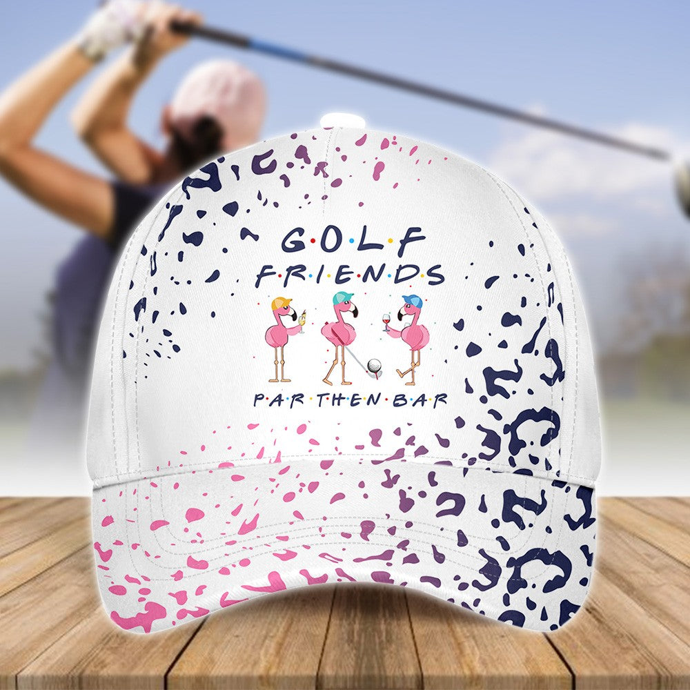 GOLF FRIENDS PAR THEN BAR LEOPARD FLAMINGO Cap CVH060101