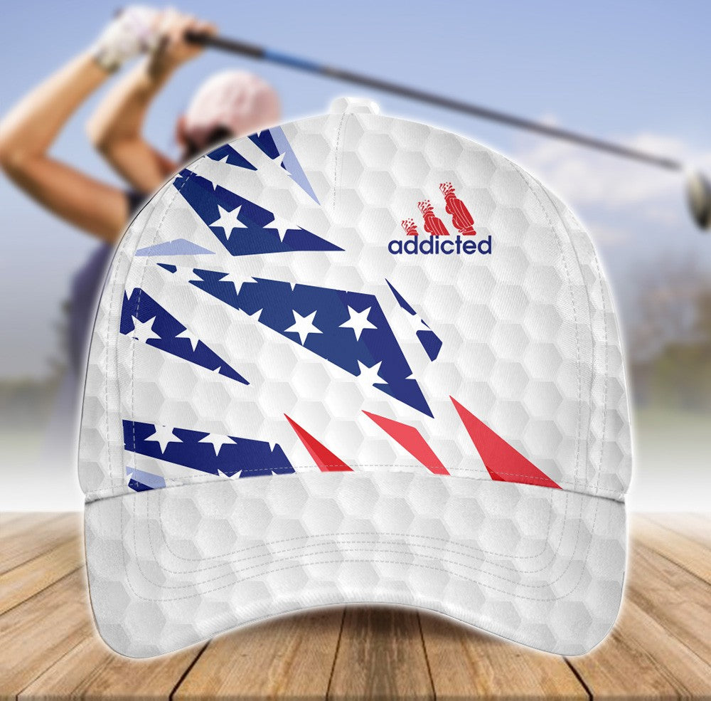 Addicted American Flag Abstract Cap CVH080201
