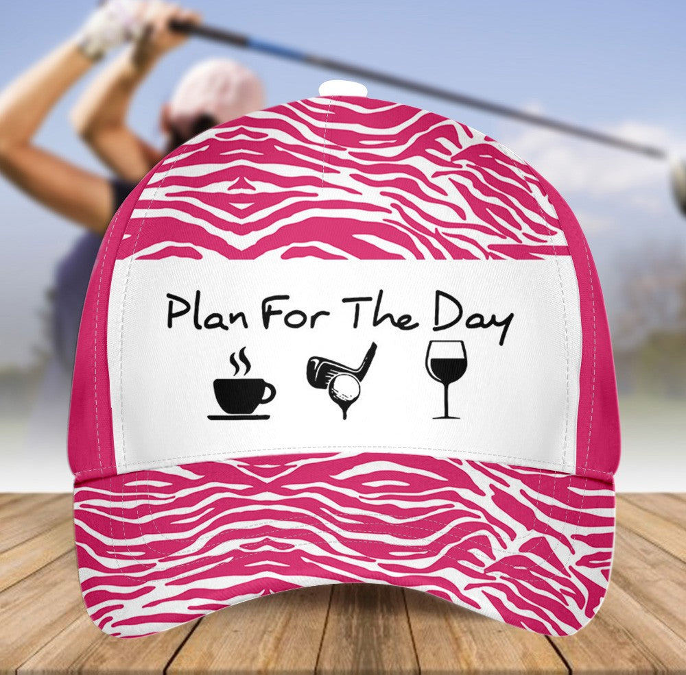 PLAN FOR THE DAY PINK GOLF Cap CVH110101