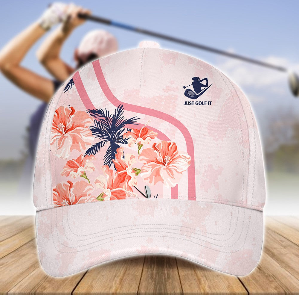 Flamingo Golf Flowers Cap CVH110301