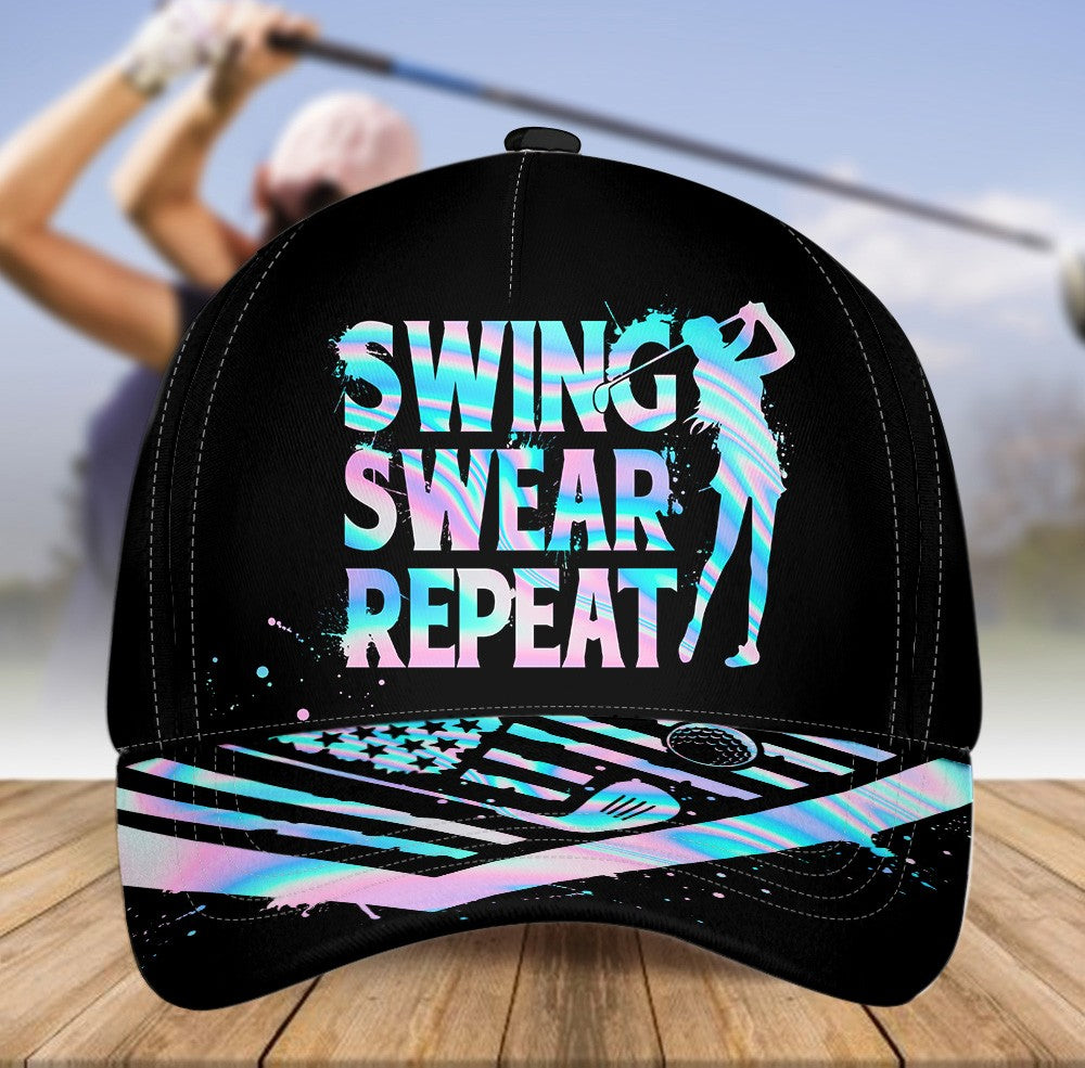 Hologram Swing Swear Repeat Cap CVH190101