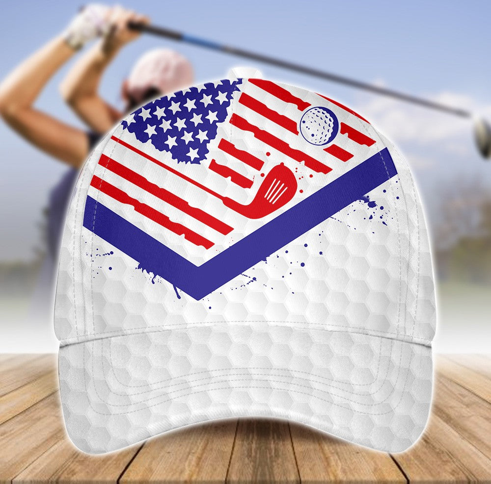 American Flag Golf Cap CVH240101