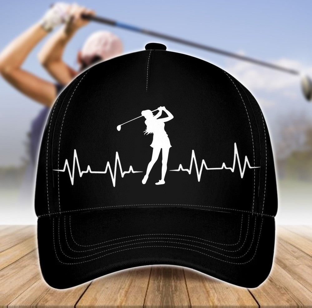 Skeleton Heart Beat Golf Cap CVH290101