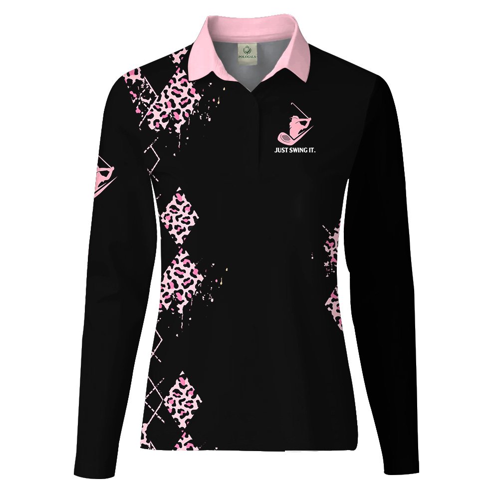 I Play Golf, I Drink And I Know Things Wine Women Polo Shirt LLVH220701