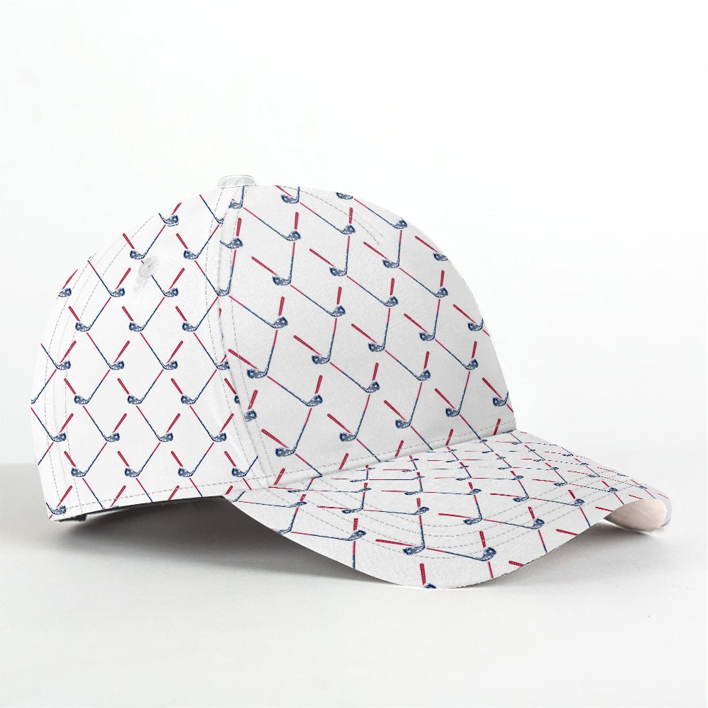 USA Flag Golf Club Pattern Cap CVH240801