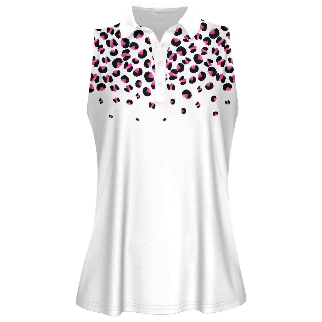 Grandmas Golf Friends Leopard Flamingo Women Polo Shirt LVH150901
