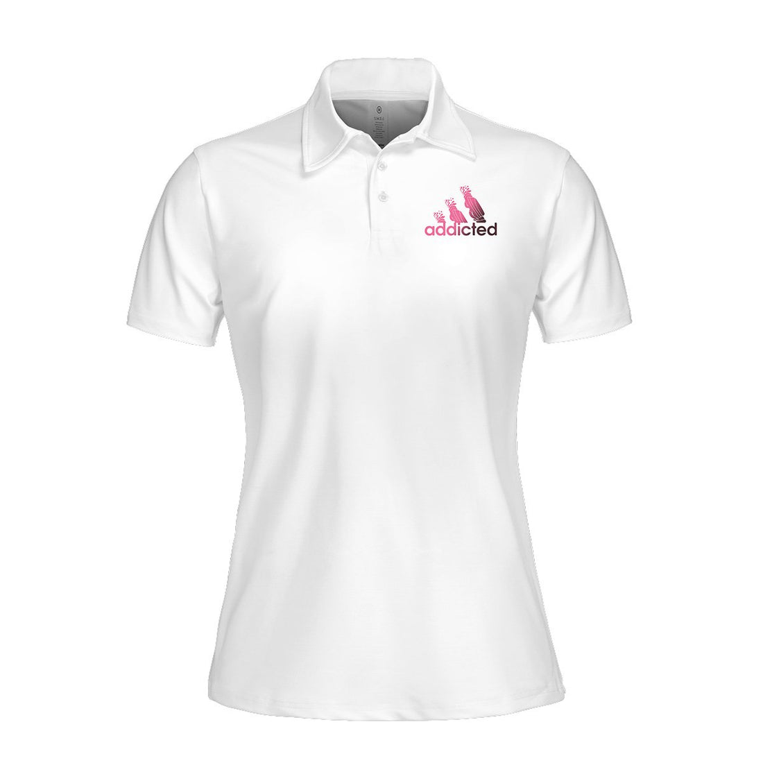 Flamingo I'm Not Swearing, I'm Using My Golf Words Women Polo Shirt LVH190901