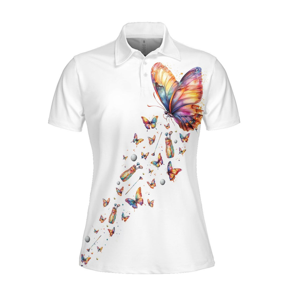 Butterfly Swing Swear Repeat Women Polo Shirt LVH210901