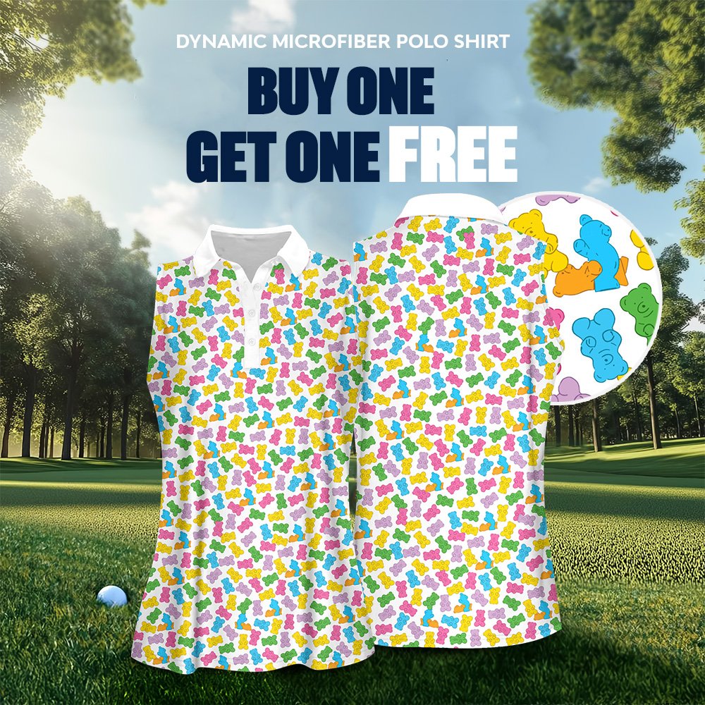 Gummy Bears Cute Pattern Women Polo Shirt  LVH230901