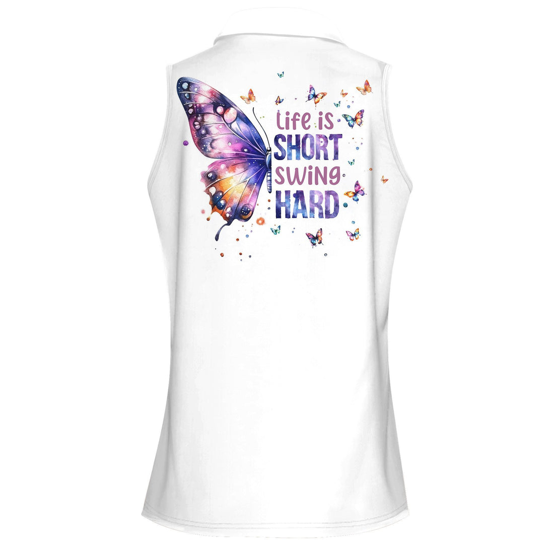 Butterfly Life is Short Swing Hard Women Polo Shirt LVH130901