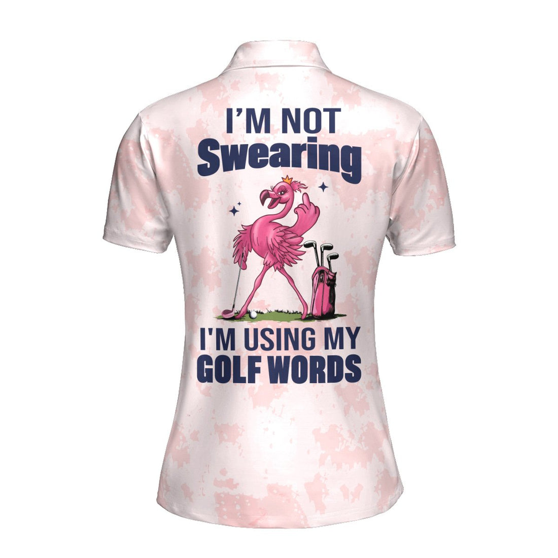 Flamingo I'm Not Swearing Women Polo Shirt V2 LVH180901