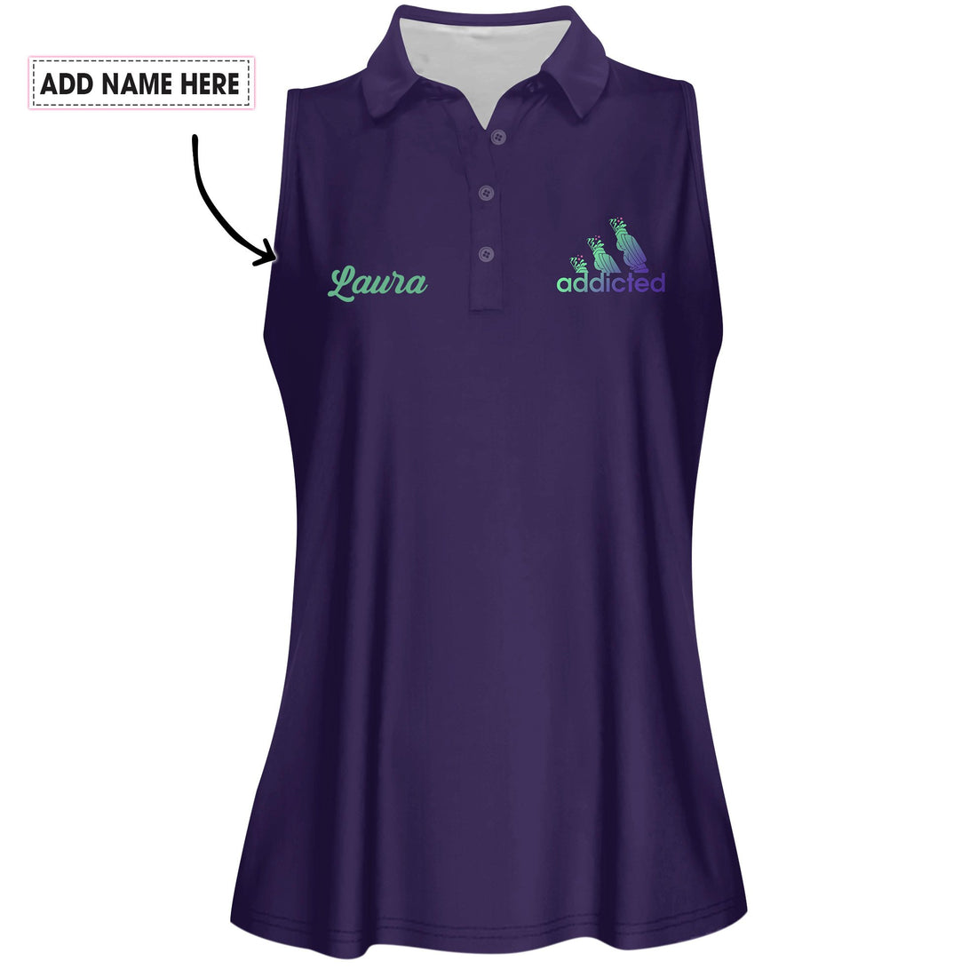 Gradient Par Then Bar Flamingo Women Polo Shirt LVH080101