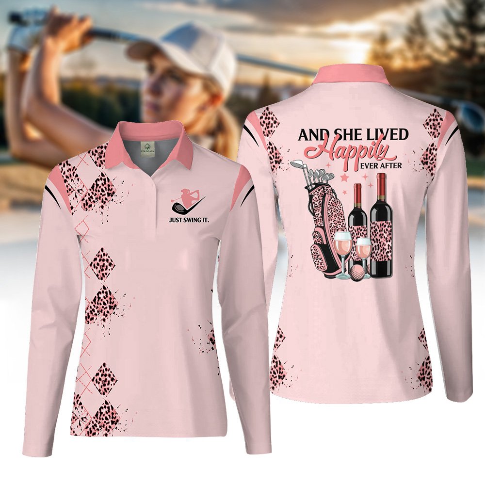 And She Lived Happily Ever After V2 Women Polo Shirt LLVH190301