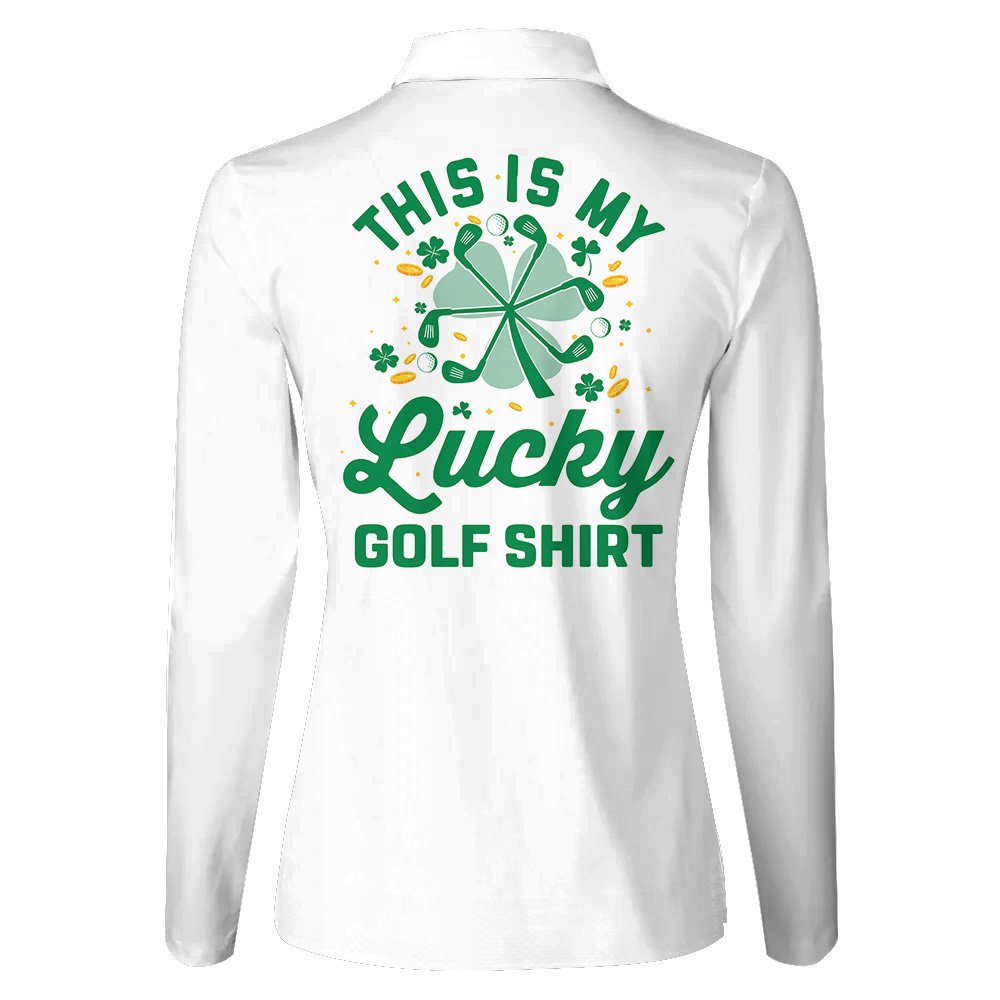 This Is My Lucky Golf Shirt ST Patrick's Day Golf Women Polo Shirt LLVH300601