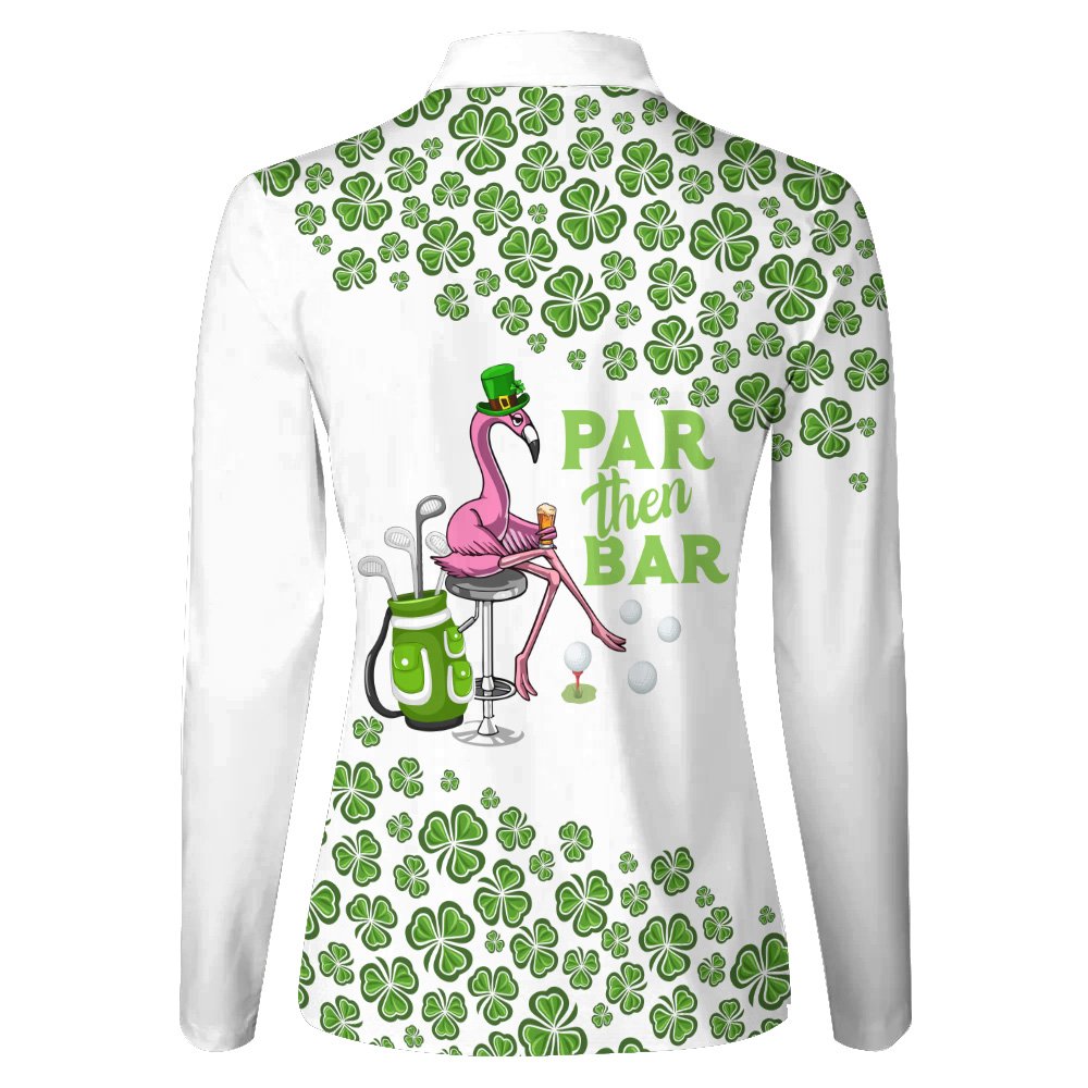 Par Then Bar St Patrick's Day Golf Beer Women Polo Shirt LVH030701