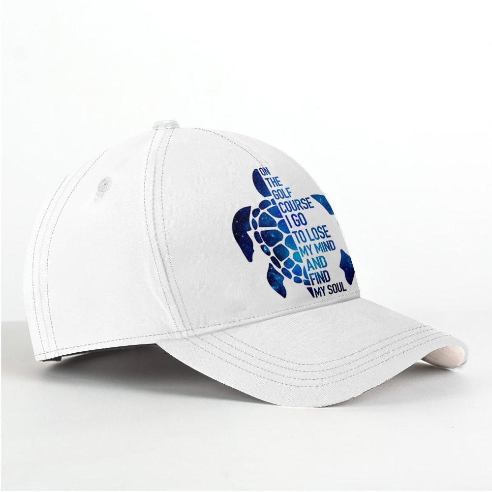 Ocean Turtle Blue On The Golf Course I Go, To Lose My Mind And Find My Soul Cap CVH070901