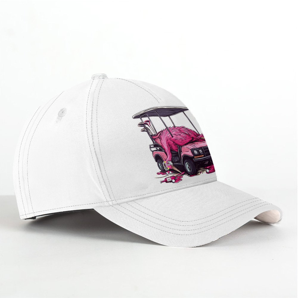 Drunk Flamingo Weekend Forecast Golfing With A Chance Of Drinking Cap CVH110901