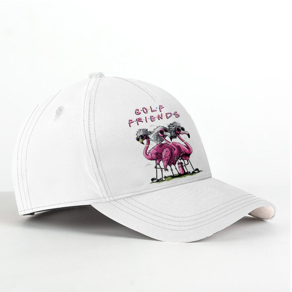 Grandmas Golf Friends Leopard Flamingo Cap CVH150901