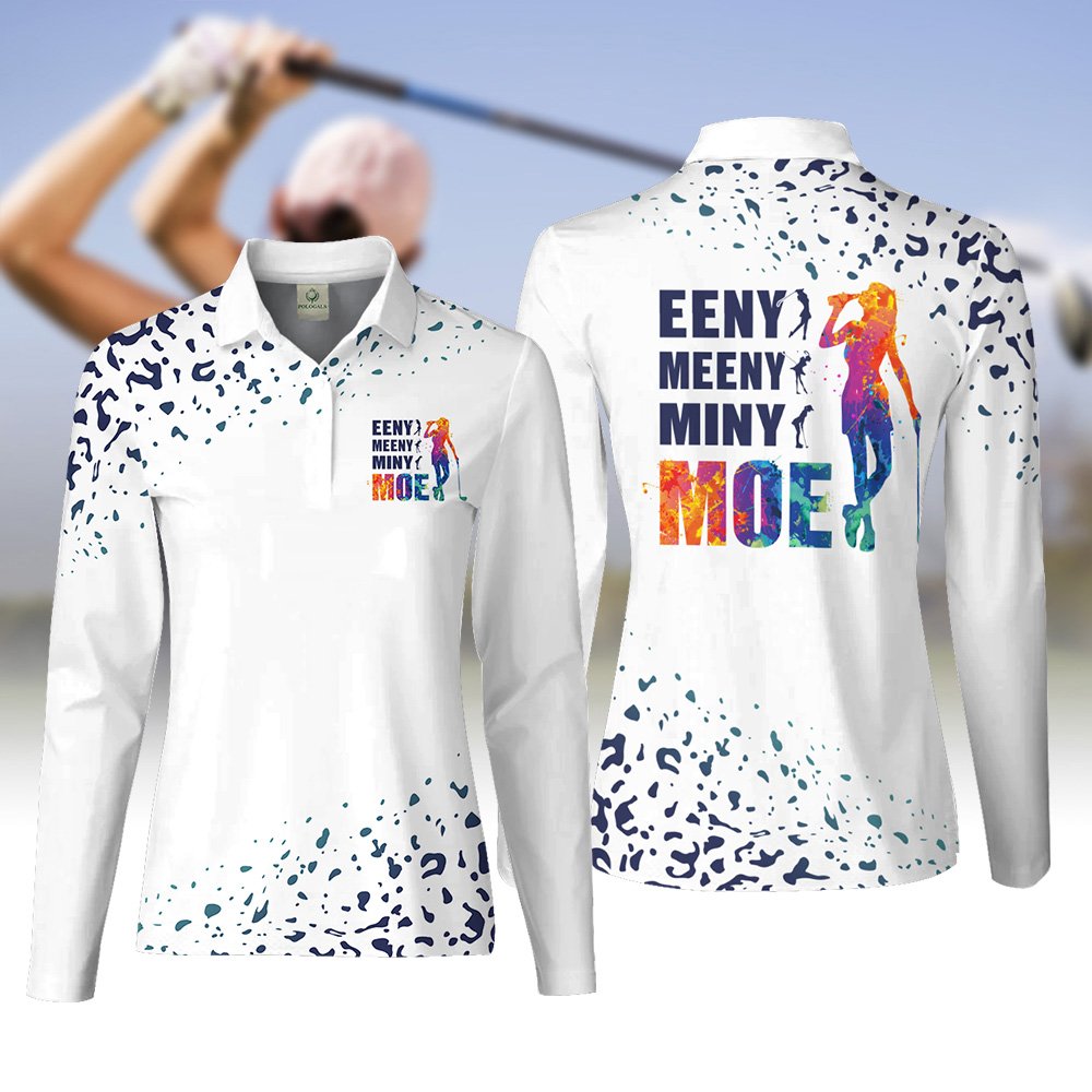 Eeny Meeny Miny Moe Drink Women Polo Shirt LLVH050701