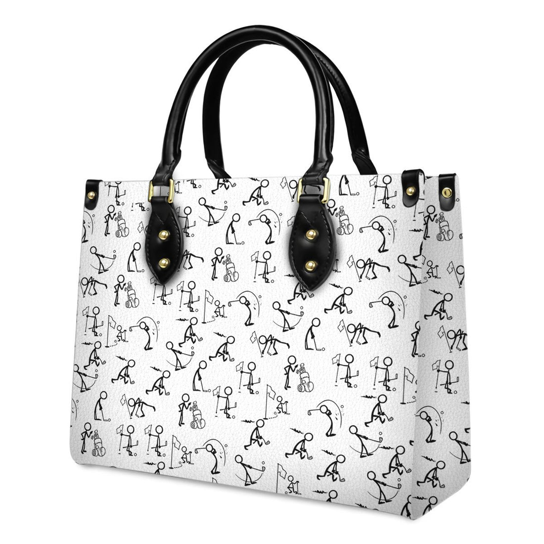 Stickfigures Playing Golf Women's Tote Bag