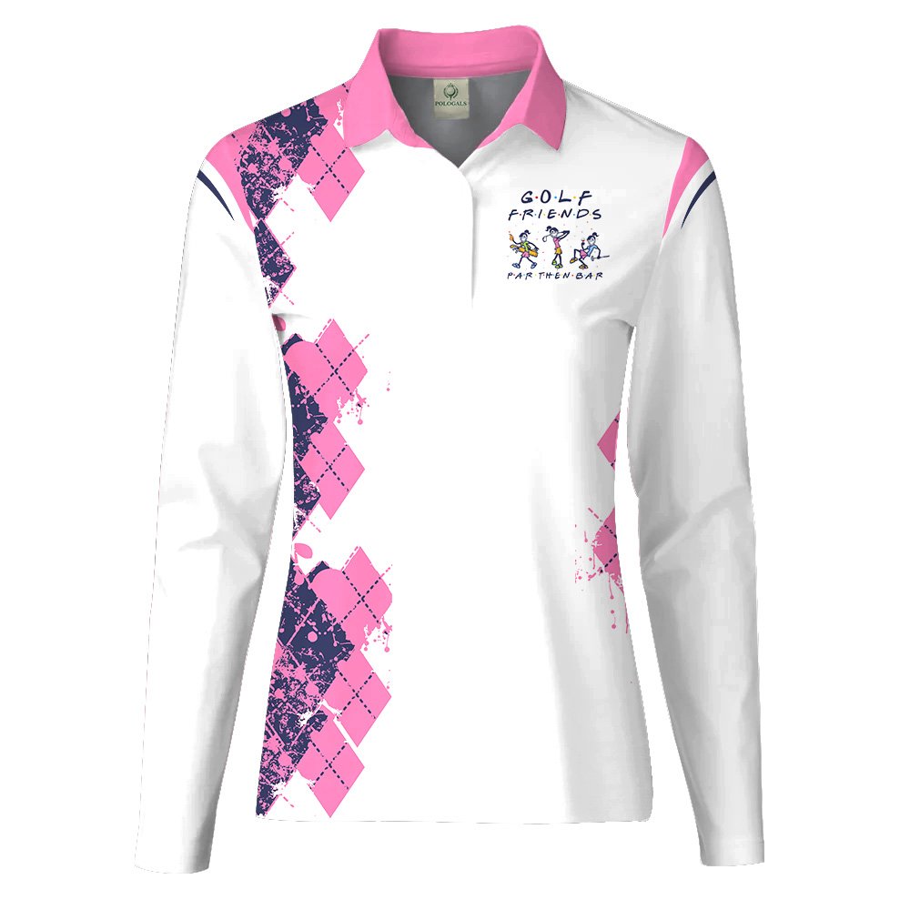 Golf Friends Par Then Bar Women Polo Shirt LLVH080801