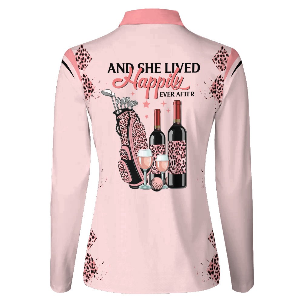 And She Lived Happily Ever After V2 Women Polo Shirt LLVH190301