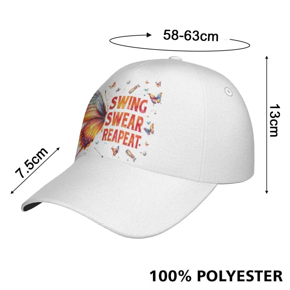 Butterfly Swing Swear Repeat Cap CVH210901