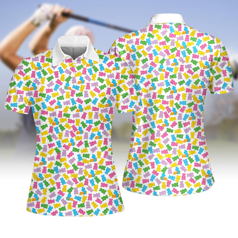 Gummy Bears Cute Pattern Women Polo Shirt  LVH230901