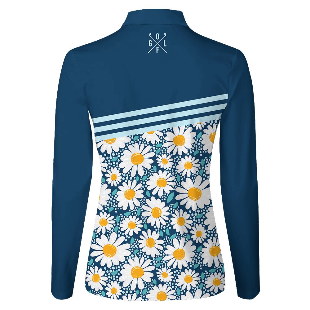Life Is Short Swing Hard Daisy Women Polo Shirt LLVH240301