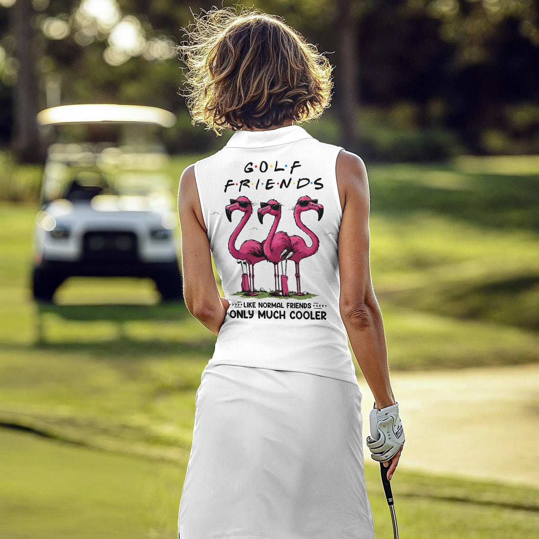 Golf Friends Like Normal Friends Only Much Cooler Women Polo Shirt LVH170901