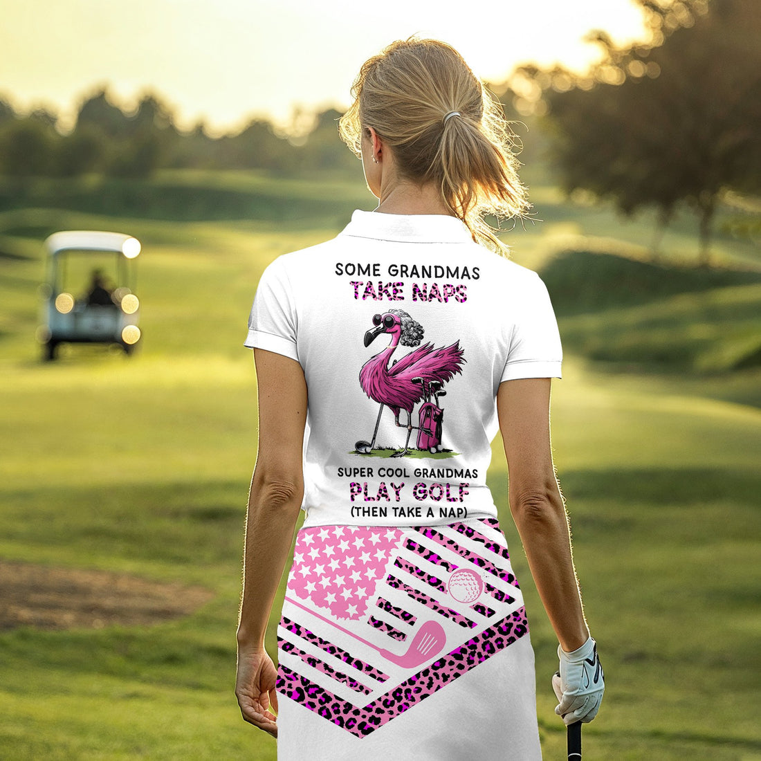 Super Cool Grandmas Play Golf Then Take Nap Women Polo Shirt LVH220901
