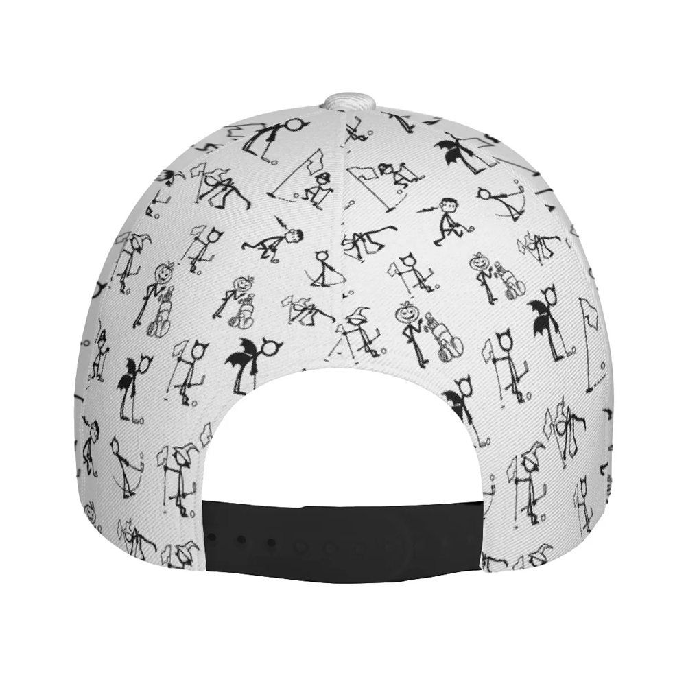 STICKFIGURES Halloween PLAYING GOLF Cap CVH020501