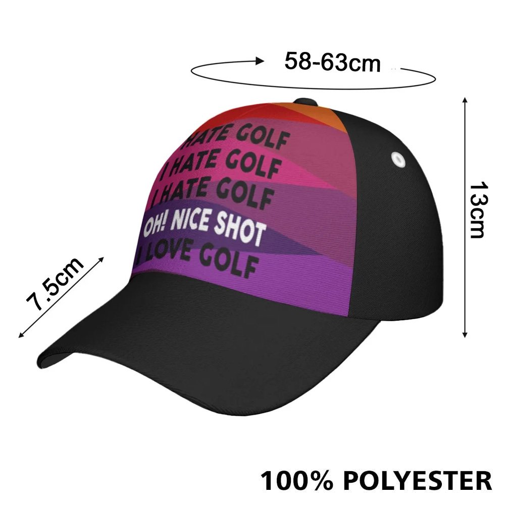 I Hate Golf Color Addicted Cap CVH040401