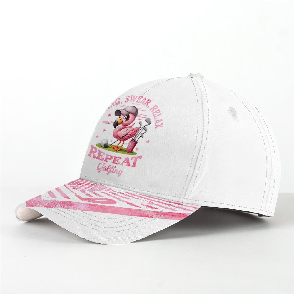 Swing Swear Relax Repeat Golfing Cap CVH060401