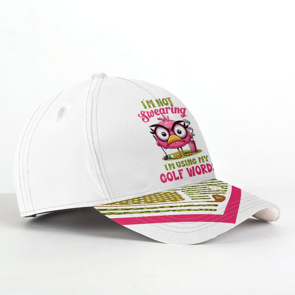 Flamingo I'm Not Swearing I'm Using My Golf Words Cap CVH060601