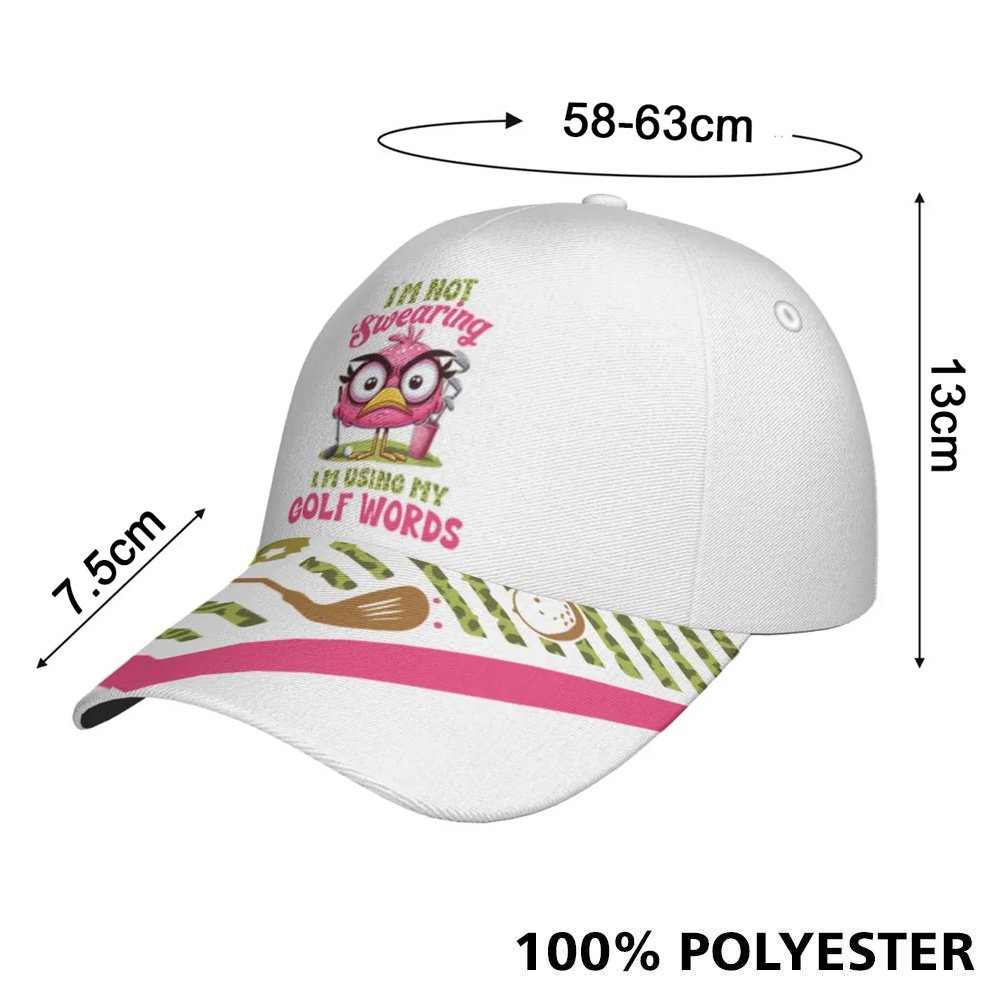 Flamingo I'm Not Swearing I'm Using My Golf Words Cap CVH060601