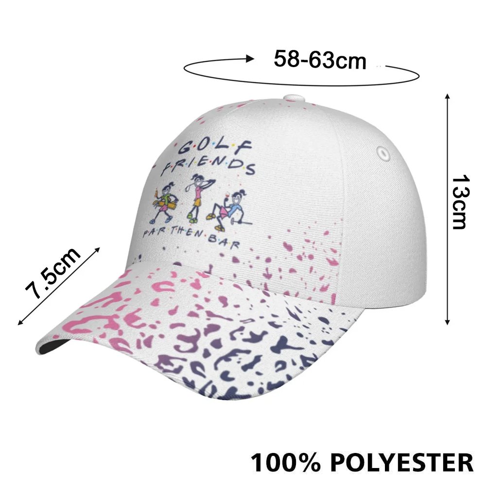 Golf Friends Leopard Par Then Bar Cap CVH090801
