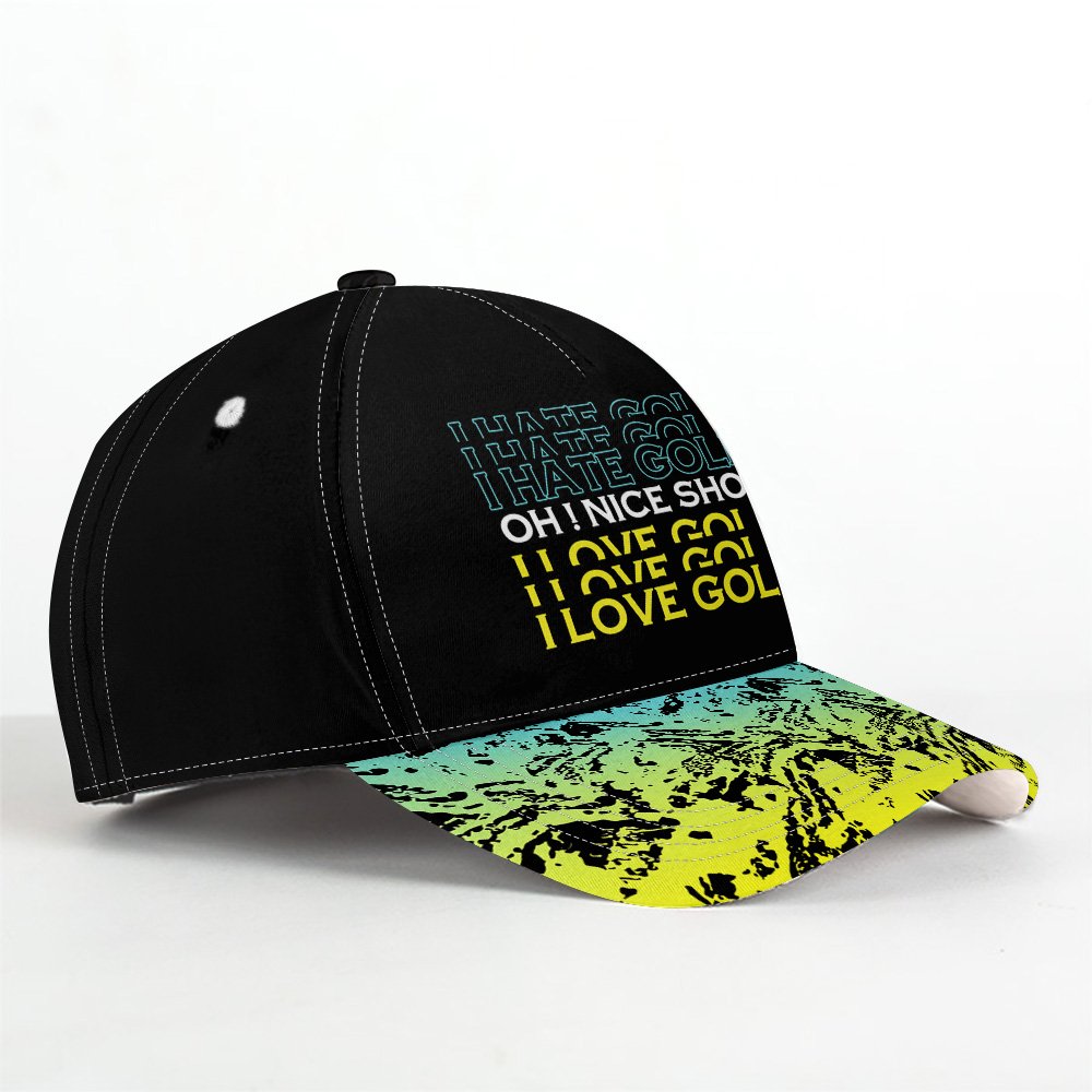 I Hate Golf Wild Pattern Cap CVH100401