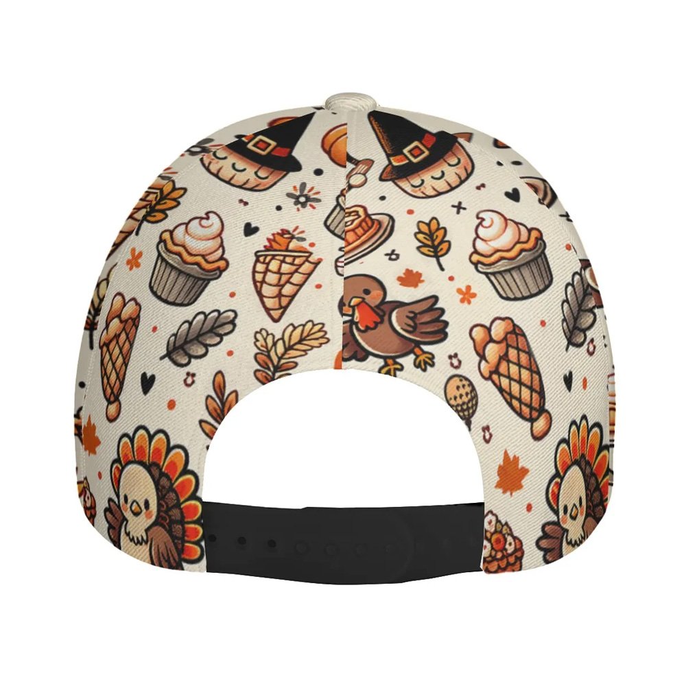 Thanksgiving Golf Pattern Women Cap CVH120601