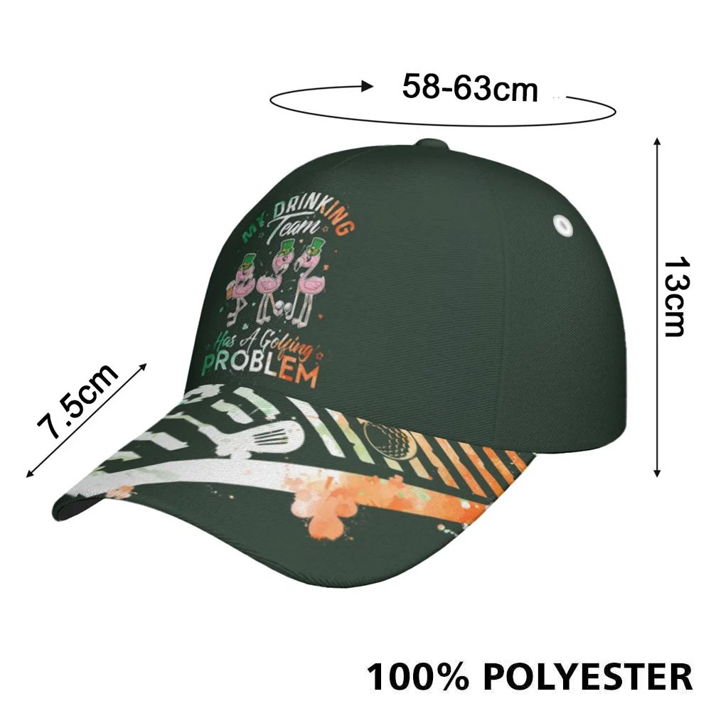 My Drinking Team Has A Golfing Problem American Flag Cap CVH270601