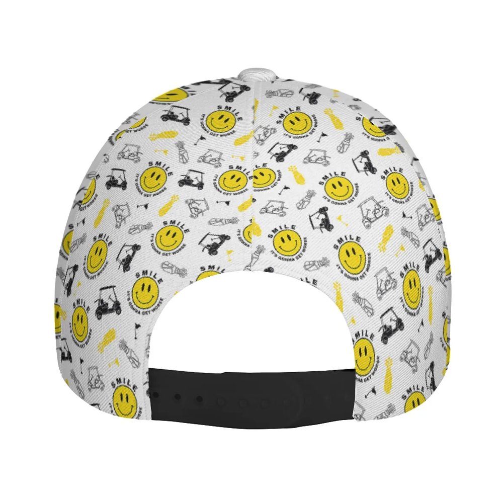 Smile Golf Pattern Cap CVH290401