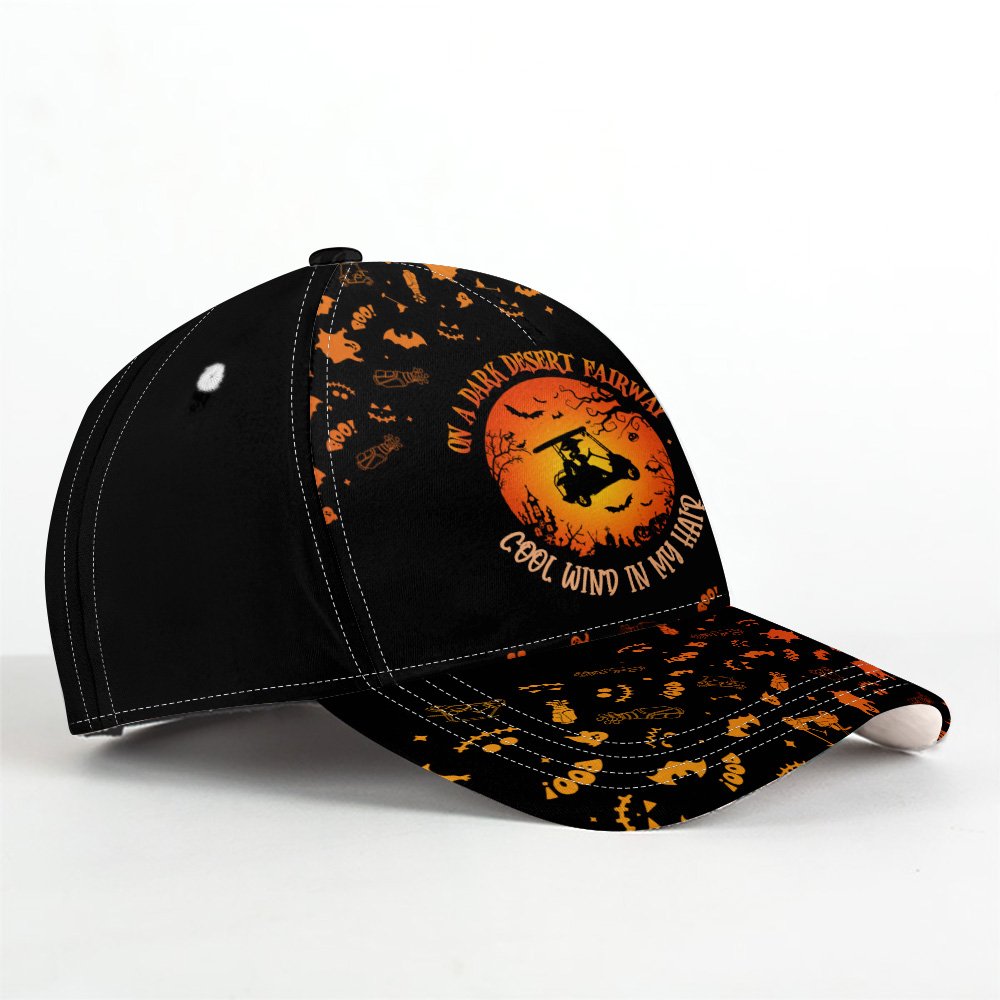 On A Dark Desert Fairway Halloween Cap CVH290501