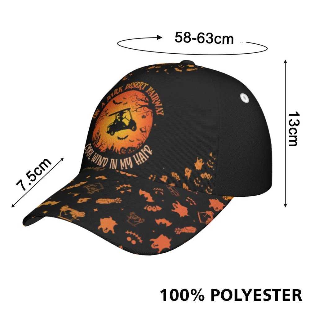 On A Dark Desert Fairway Halloween Cap CVH290501