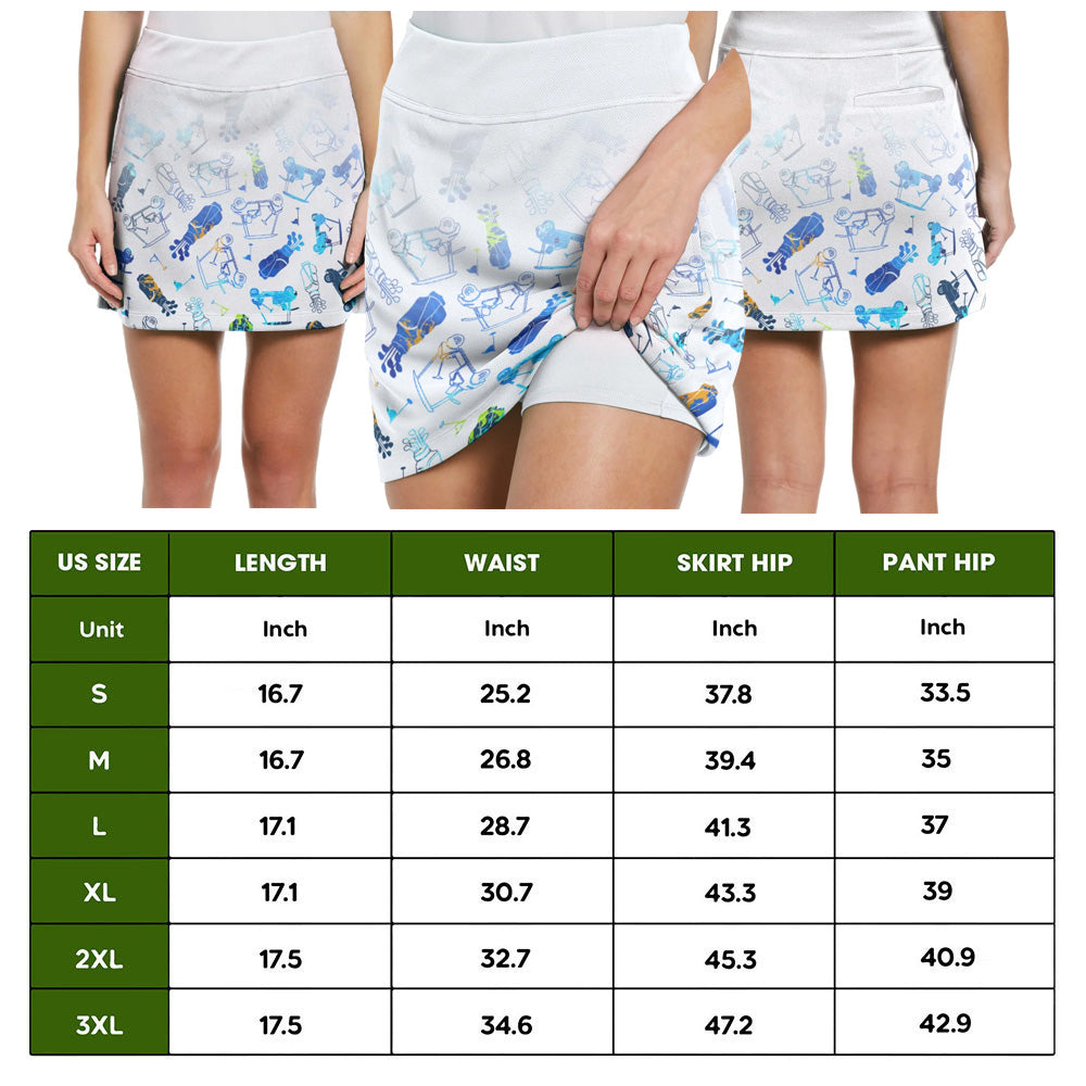 Addicted Golf Watercolor Skort KVH010301