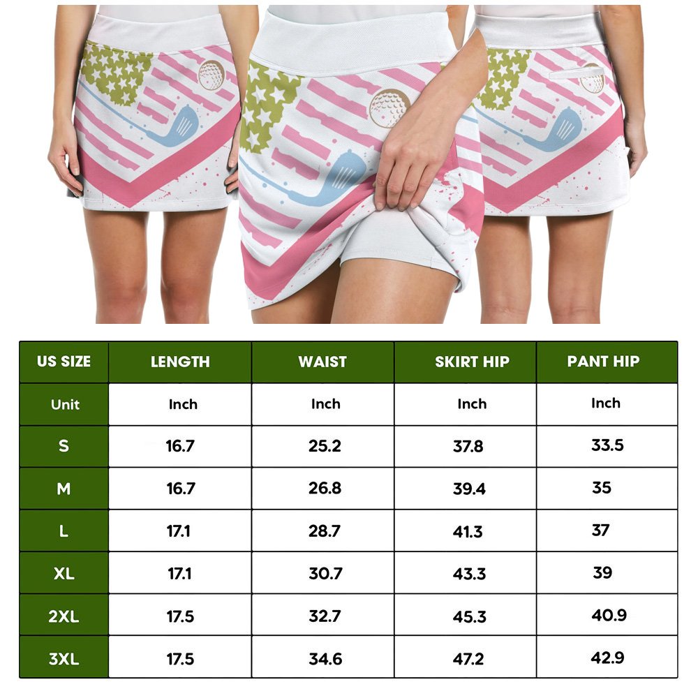 FRIENDS DON’T LET FRIENDS GOLF ALONE Women Skort KVH020601