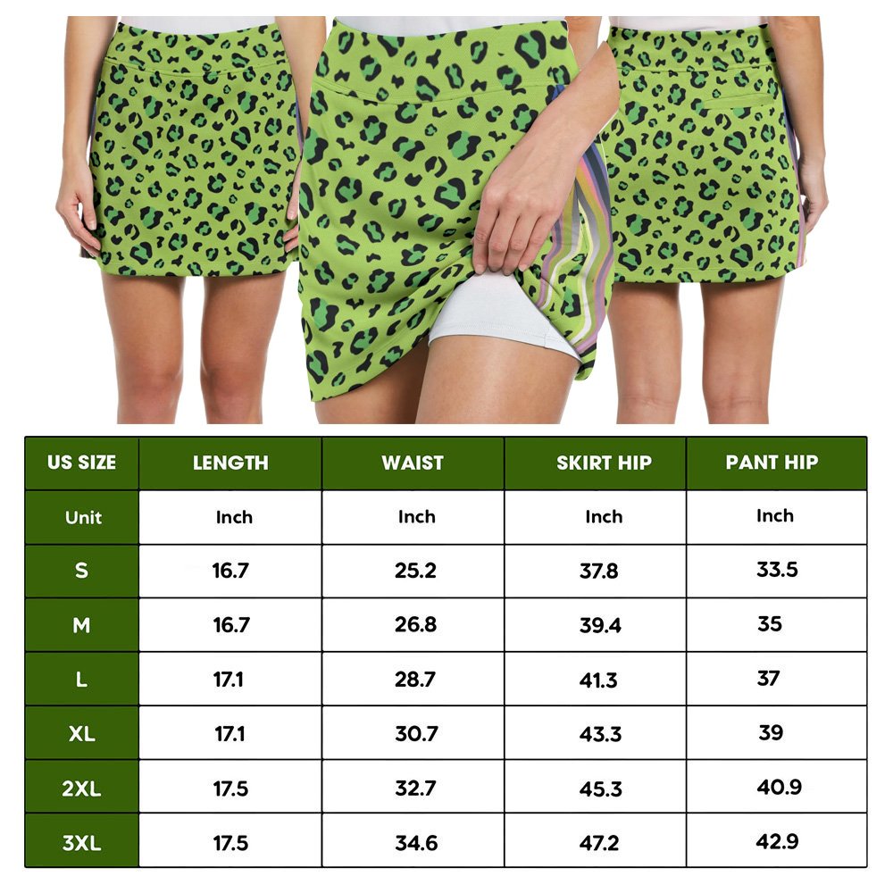 Neon Leopard Addicted Skort KVH030401