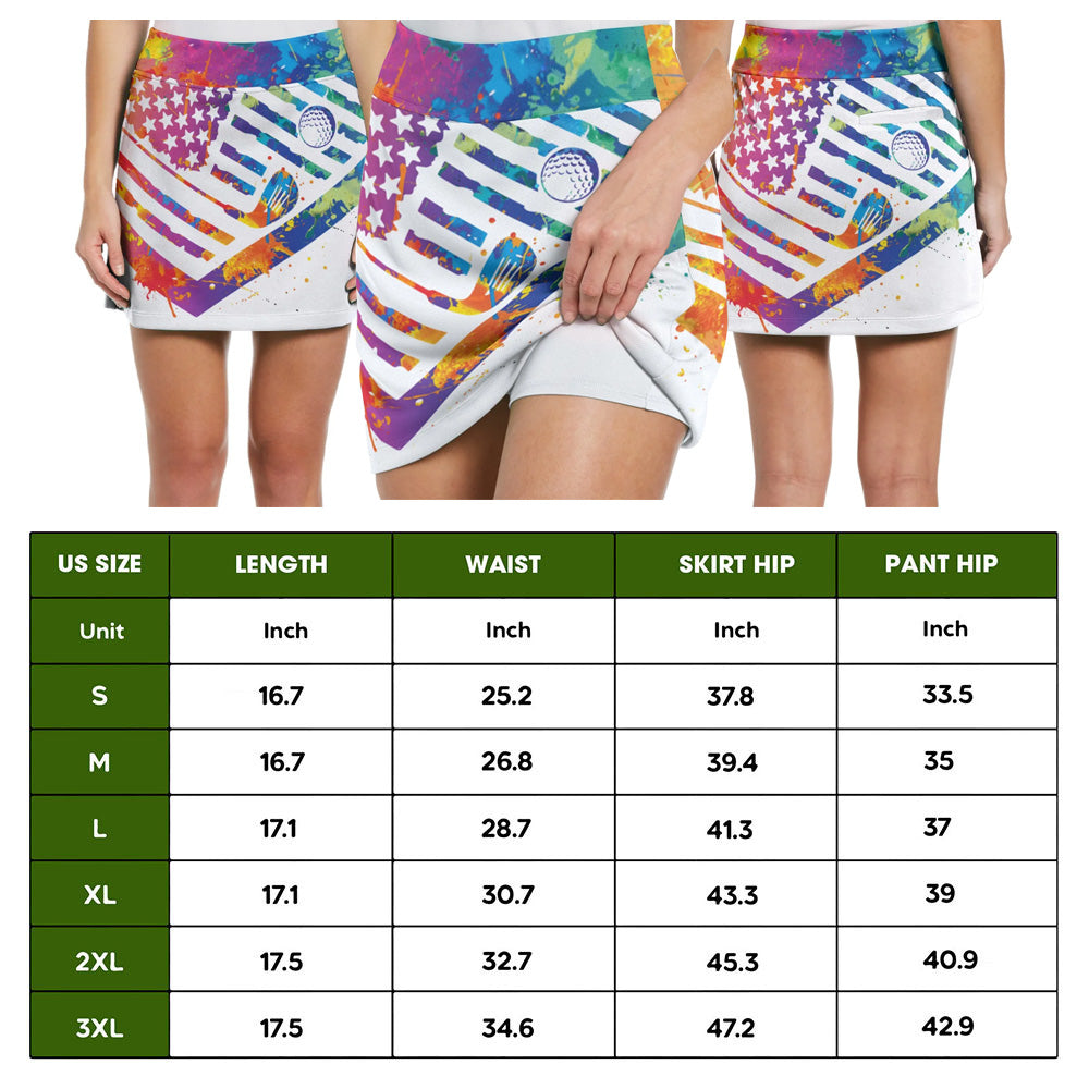 Watercolor Let's Par Tee Skort KVH040201